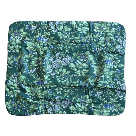 Vtg Laura Ashley Standard Pillow Sham Bramble Berry New Green - Picture 1 of 9